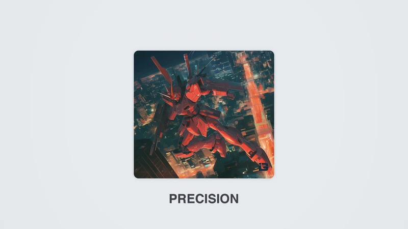 Roter Mecha-Roboter