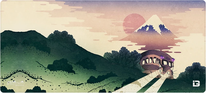 Katze und Fuji