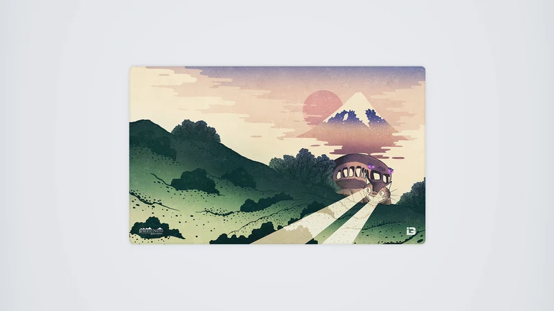 Katze und Fuji
