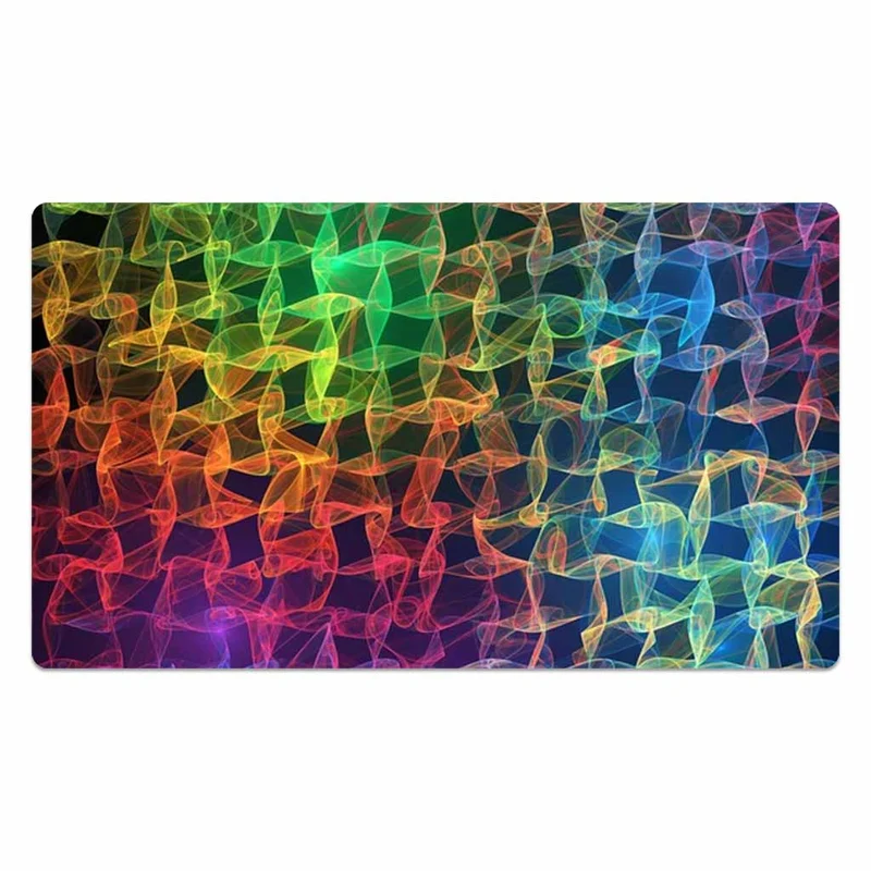Rainbow Ripples Mouse Pad