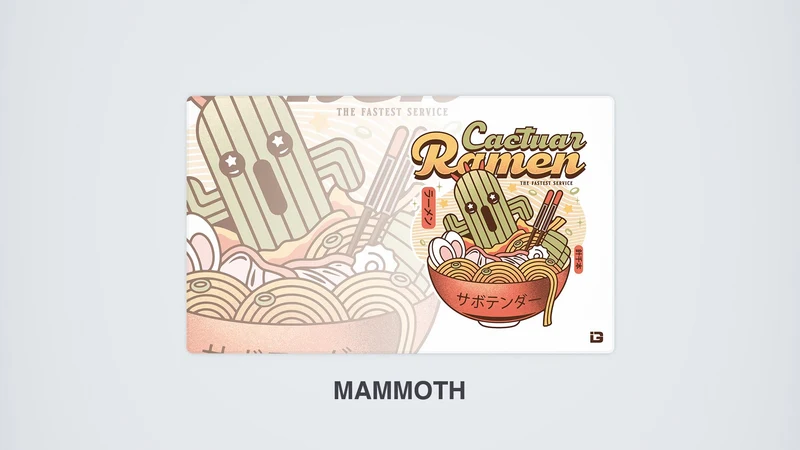 Kaktus Ramen Vintage