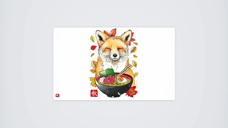 Fuchsblätter und Ramen
