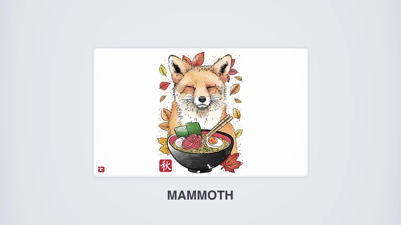 Fuchsblätter und Ramen