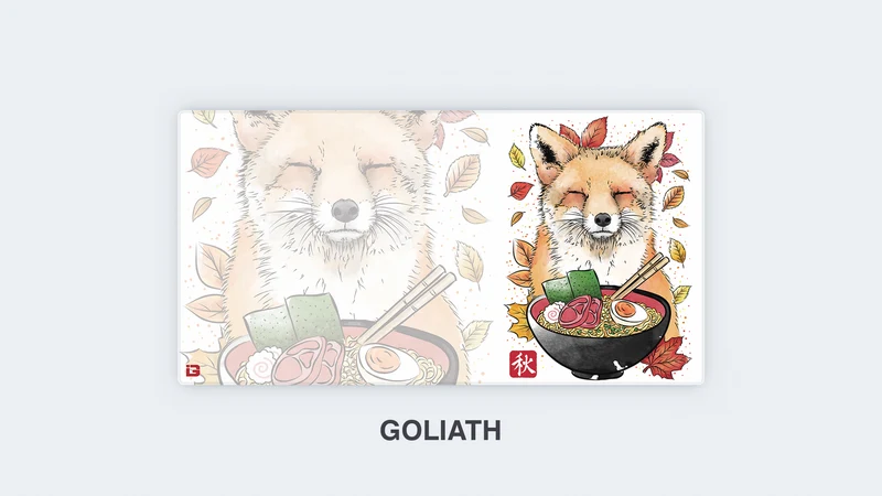 Fuchsblätter und Ramen