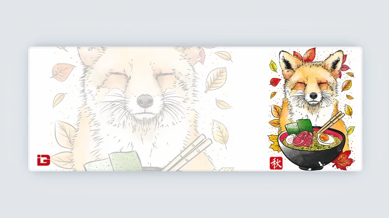 Fuchsblätter und Ramen