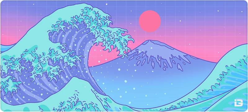 Hokusai-Farbwelle