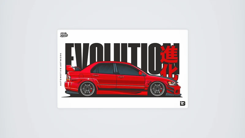 Evo 9 Vortex – Rot