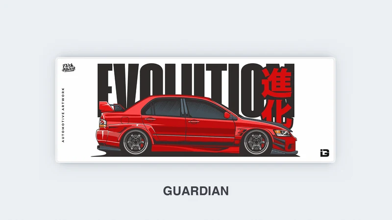 Evo 9 Vortex – Rot