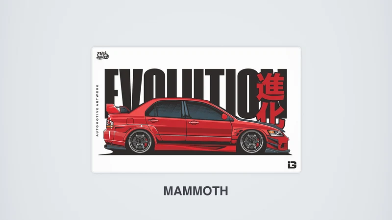 Evo 9 Vortex – Rot
