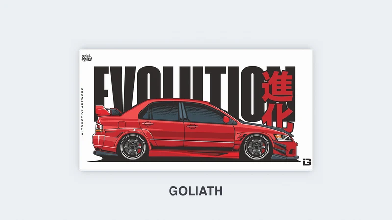 Evo 9 Vortex – Rot