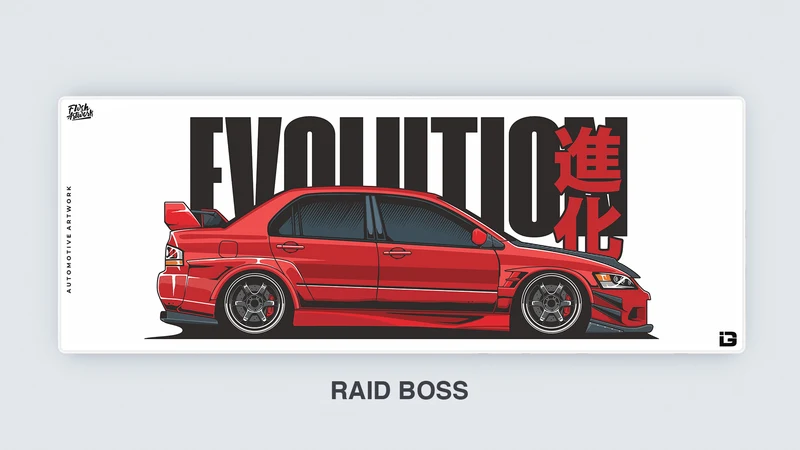 Evo 9 Vortex – Rot