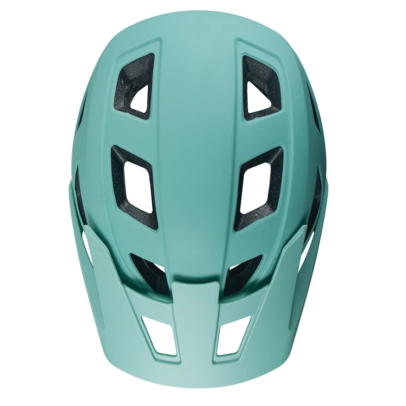 2025 NEW LA Bike Helmet with Visor Moutain Bike Helmet with Rear Light Rechargeable Intergrally-mold PC Shell Led Lights Helmet