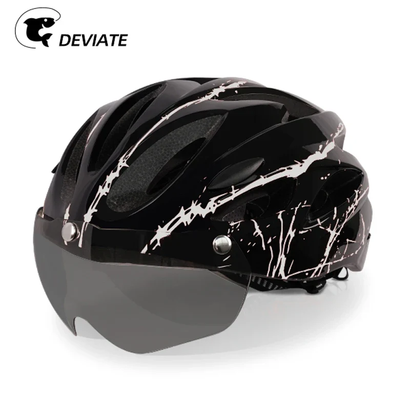 DEVIATE OEM ODM Custom Adjustable Dirt Bike Helmet with 11-15 Air Vents EPS+PC Material for E-Bike & Biking