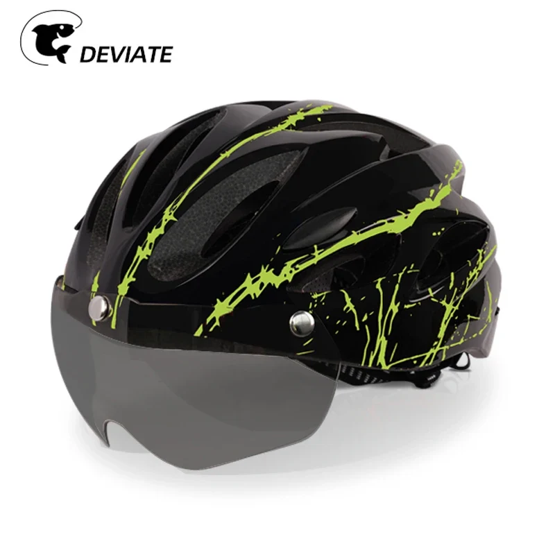 DEVIATE OEM ODM Custom Adjustable Dirt Bike Helmet with 11-15 Air Vents EPS+PC Material for E-Bike & Biking