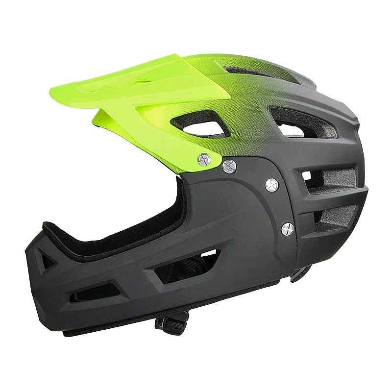New Design Adult Bike Helmet CE Certified Downhill Helmet Full Face With Chin Protection MTB Helmet