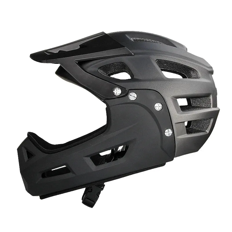 New Design Adult Bike Helmet CE Certified Downhill Helmet Full Face With Chin Protection MTB Helmet