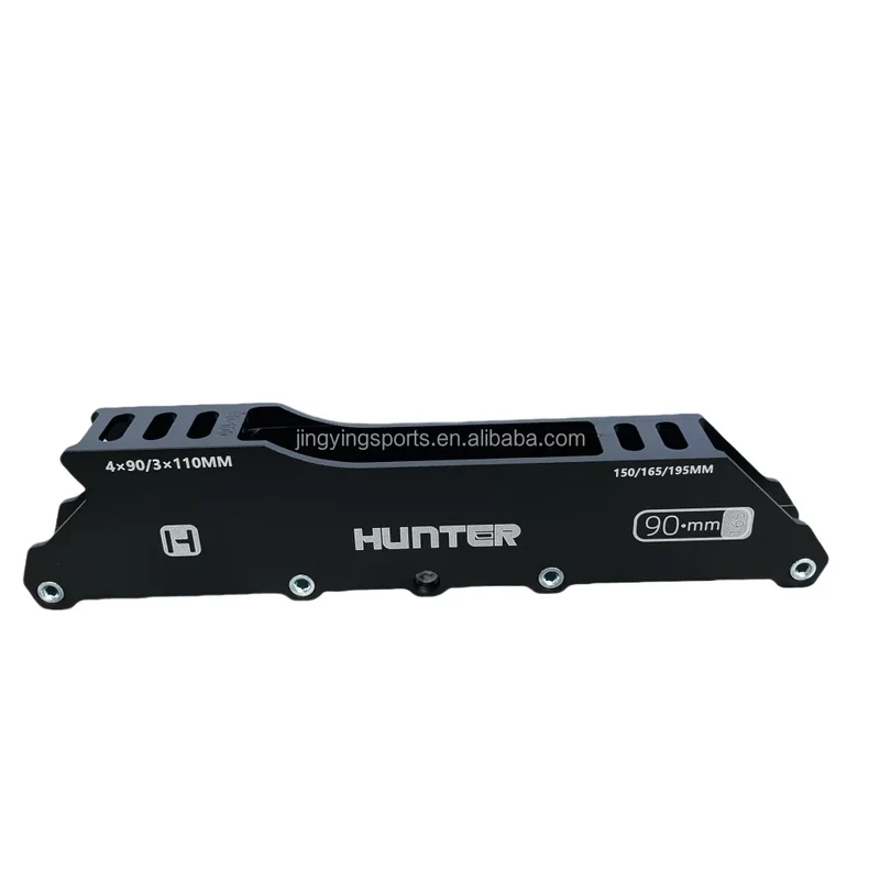Aluminum 4 Wheels 3 Big Wheels Switched Roller Shoes Speed Inline Alu Alloy Frame