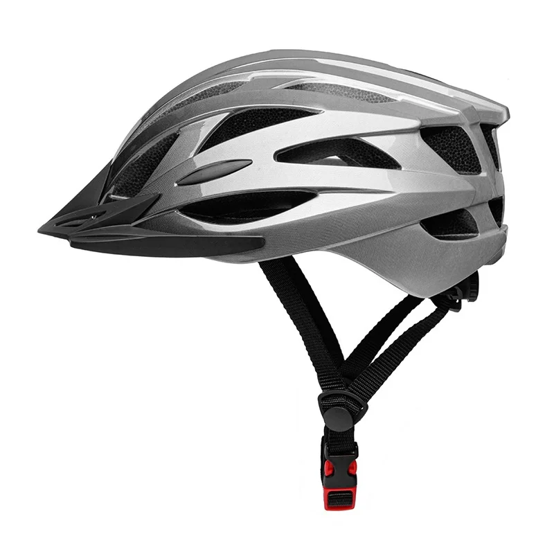 Wholesale Dual Sport Cycling Helmet One-Piece Plastic Design for Road Mountain Bike Riding for Adult