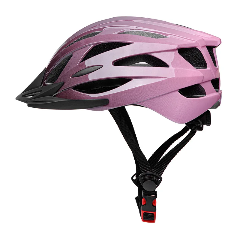 Wholesale Dual Sport Cycling Helmet One-Piece Plastic Design for Road Mountain Bike Riding for Adult