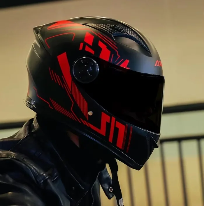 2025 NEW LA New National Standard 3C Certified Electric Motorcycle Helmet Winter Warm Motorcycle Four Seasons Riding Helmet