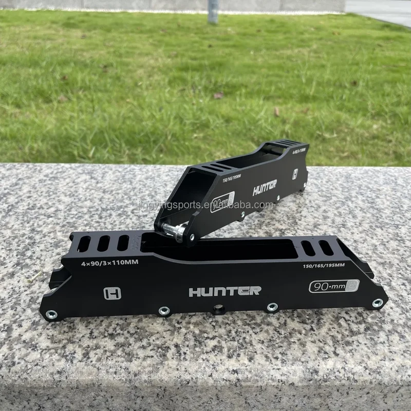 Inline Speed Skate Frame, Aluminum Alloy Inline Skating Frame, CNC Inline Frame 4*90/3*110 mm