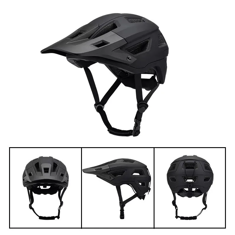 CE EN 1078 & CPSC Approved Unisex MTB Bike Helmet with Visor Mountain Bike Helmet Featuring PC Shell for Mtb Riding