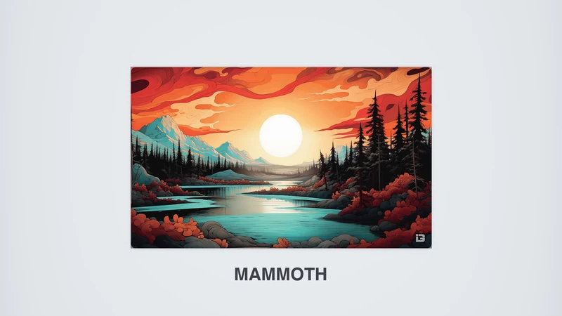 Kanadischer Sonnenuntergang