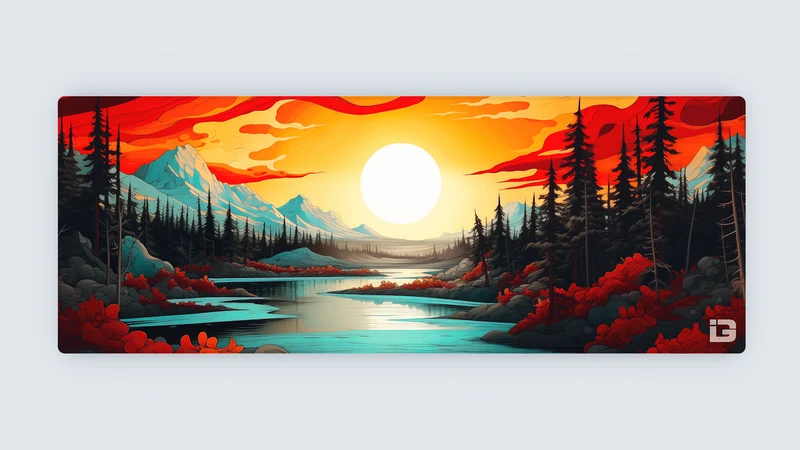Kanadischer Sonnenuntergang