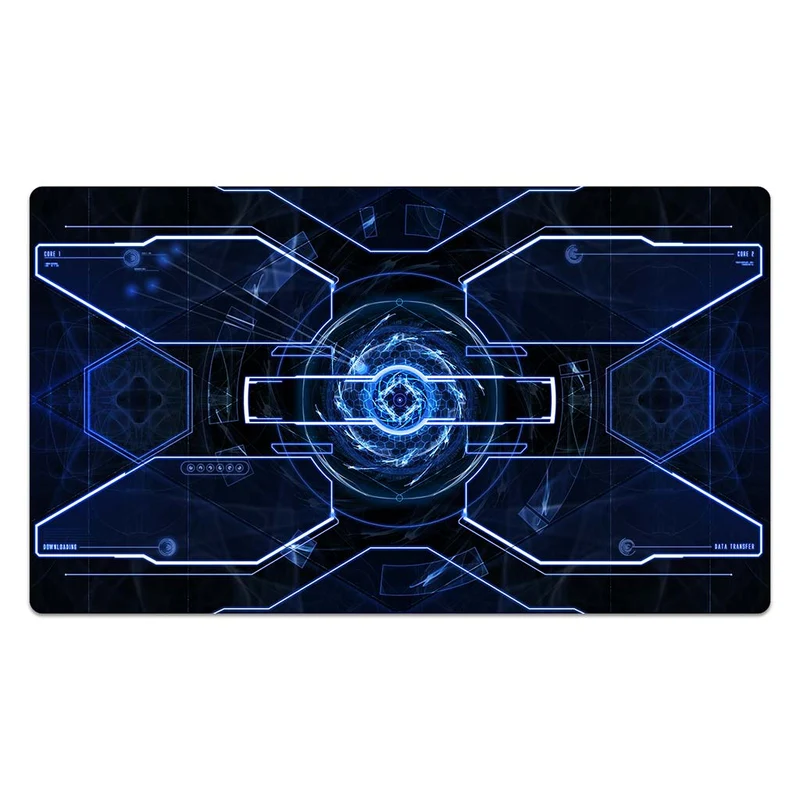 Blue Mech Interface Playmat