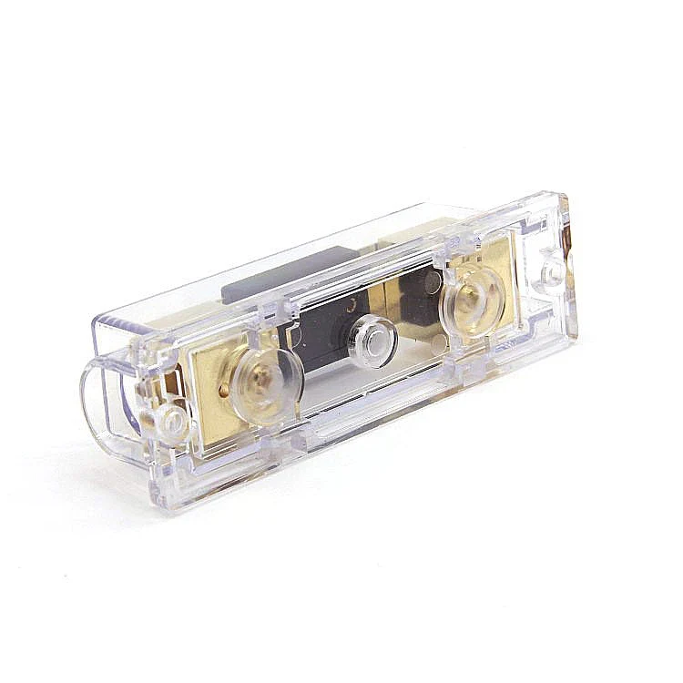 High Quality Black 0/2/4Gauge Auto Audio 100 150 200 250 Amp ANL 1 Fuse to ANL 1 Fuse Holder With Insulation Cover