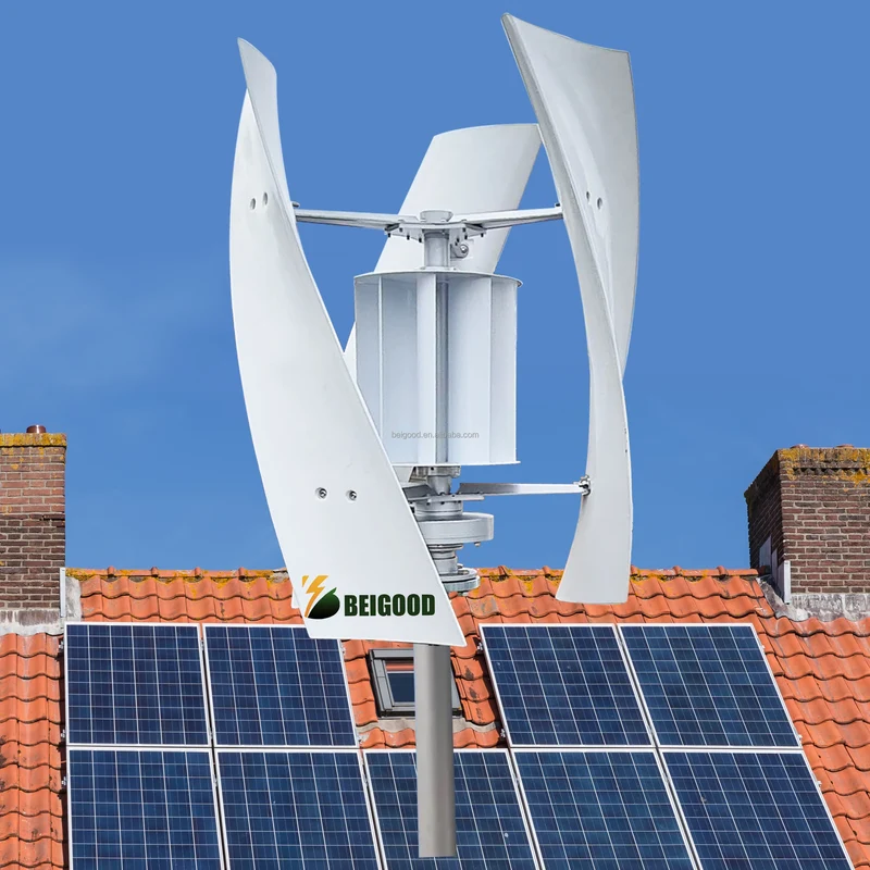 Wind Driven Roof Top Turbine Ventilator Vertical Wind Turbine 1500w Wind Generator 48v Lithium Battery