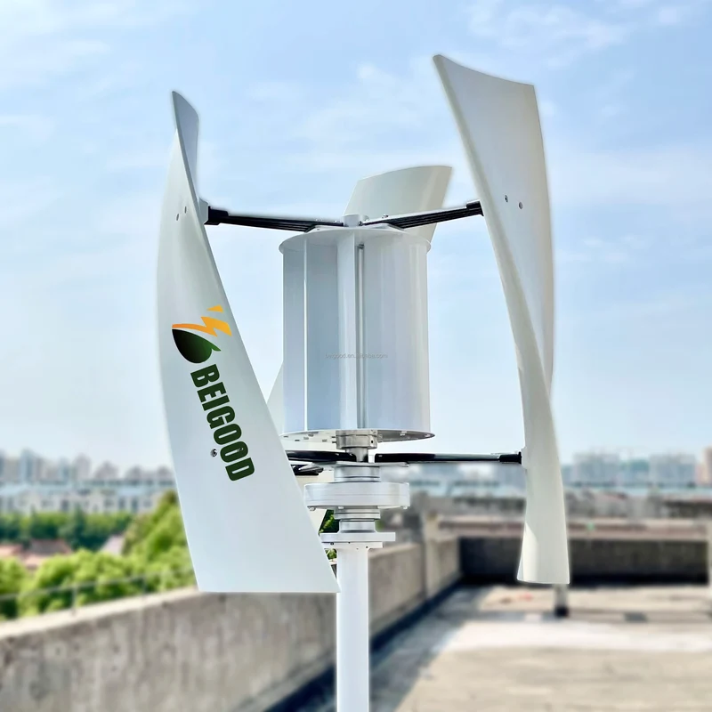 Wind Driven Roof Top Turbine Ventilator Vertical Wind Turbine 1500w Wind Generator 48v Lithium Battery