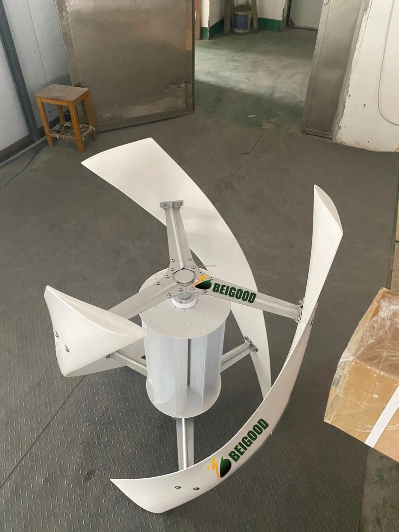 Wind Driven Roof Top Turbine Ventilator Vertical Wind Turbine 1500w Wind Generator 48v Lithium Battery