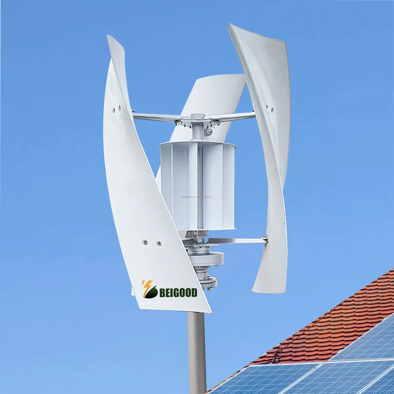 Wind Driven Roof Top Turbine Ventilator Vertical Wind Turbine 1500w Wind Generator 48v Lithium Battery