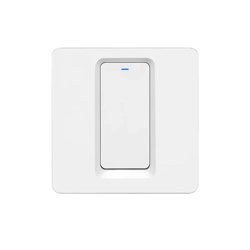SLS Zigbee 1 Gang Smart Wireless Wall Switch for Tuya Single Pole Push Button Electrical Switch Alexa Voice Control 10A Max.