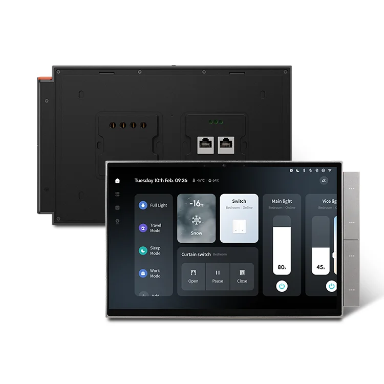 TUOAN Tuya Smart 10 Inch Touch Screen Control Panel Smart Home System Wifi Zigbee Blue Tooth Gateway Built-in Alexa