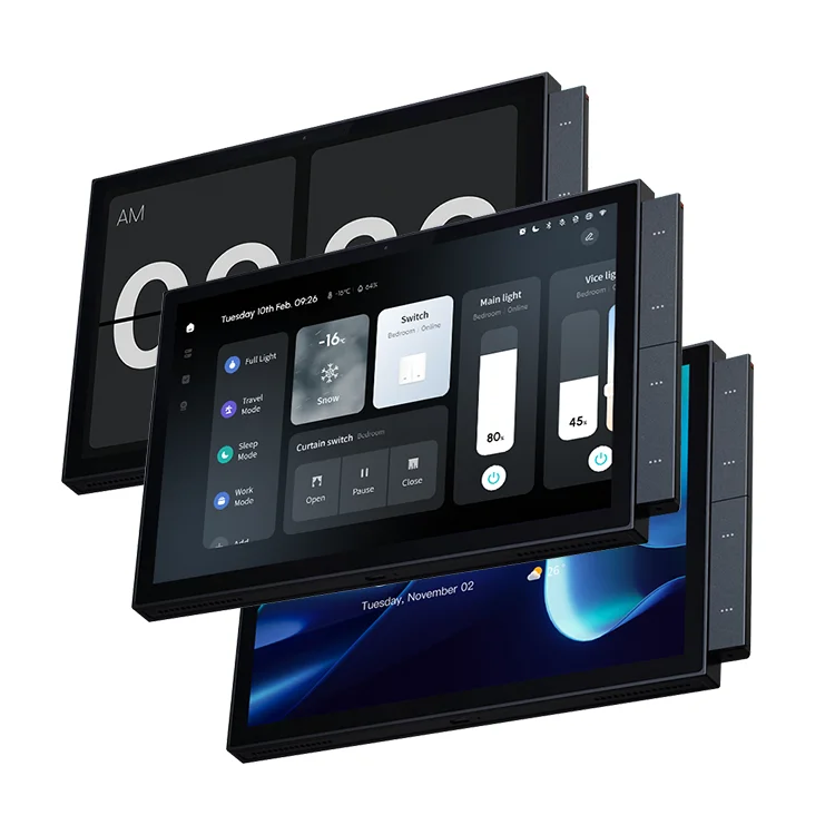 TUOAN Tuya Smart 10 Inch Touch Screen Control Panel Smart Home System Wifi Zigbee Blue Tooth Gateway Built-in Alexa