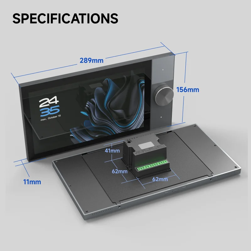 WIFI Smart Switch Module Real-Time Control Auto-Dial Intercom Android App. Multi-Functional Alarm IPS Display for ZigBee