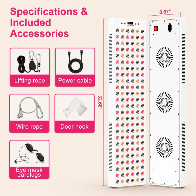 Hot Item 750w Red Light Therapy Panels 630nm 660nm 810nm 830nm 850nm Skin Treatment Infrared Light Therapy Device