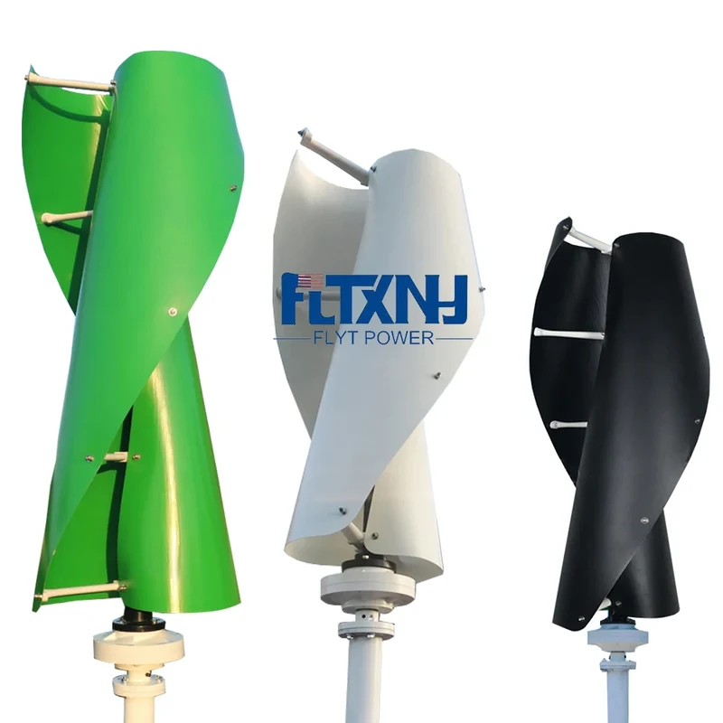 Hot Sale Roof Mount Residential 2000w12/24/ 48v 96v Vertical Axis Efficient Wind Turbine Generator for Home Use 1000w 3kw