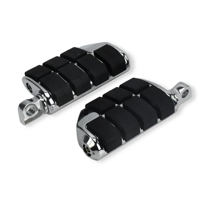Universal Motorcycle Male Mount Foot Pegs 1.25" 32mm Footrest for Harley Sportster Touring Softail Dyna Suzuki