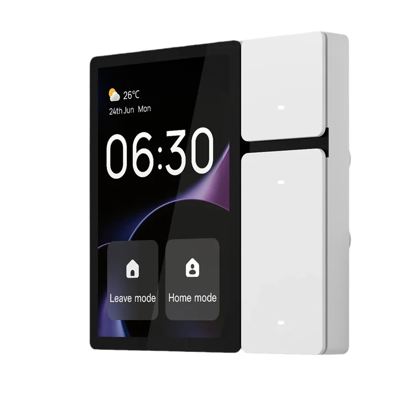 3.5inch Infrared Gateway Remote Control Tuya WIFI 3gang Smart Switch Home Multi-Function Touch Screen Control 240v