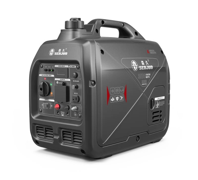 Hot Sale 3KW 4KW 5KW 6KW Portable Gasoline Generator Supper Quiet Petrol Fuel Generator Inverter Silent Home Use Camping Use