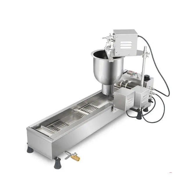 Automatic 3000w Donut Maker Commercial Donut Making Machine High Efficient Single lane Donut Production Line