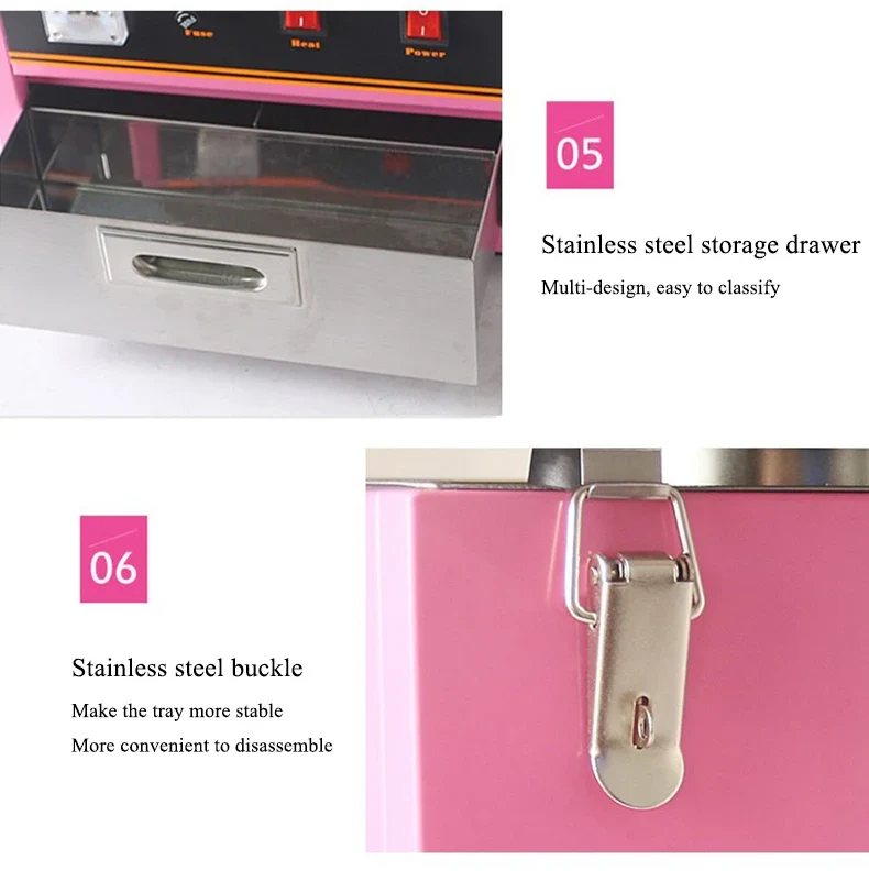 Hot Sale Automatic Cotton Candy Custom Machine Maquinas De Algodon De Azucar
