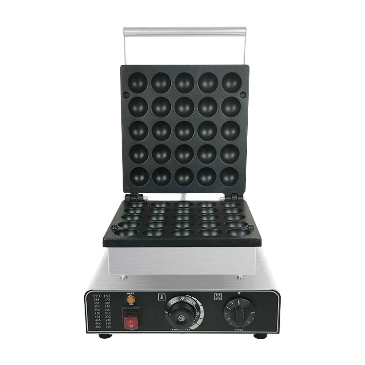 25-hole 50-hole Muffin Maker Causeway Burning Machine Waffle Maker Round Cookie Maker Commercial Waffle Oven Japanese Style