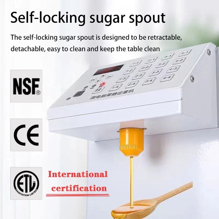 Commercial Milk Tea Shop Special Fructose Machine with EU Certified NSF/ETL/CE Certified Boba Milk Tea 16-key Fructose Machine