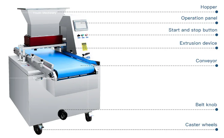 Kaifeng Youdo Machinery Fully Automatic Fish Shape Cookie Biscuit Cup Making Machine for Business
