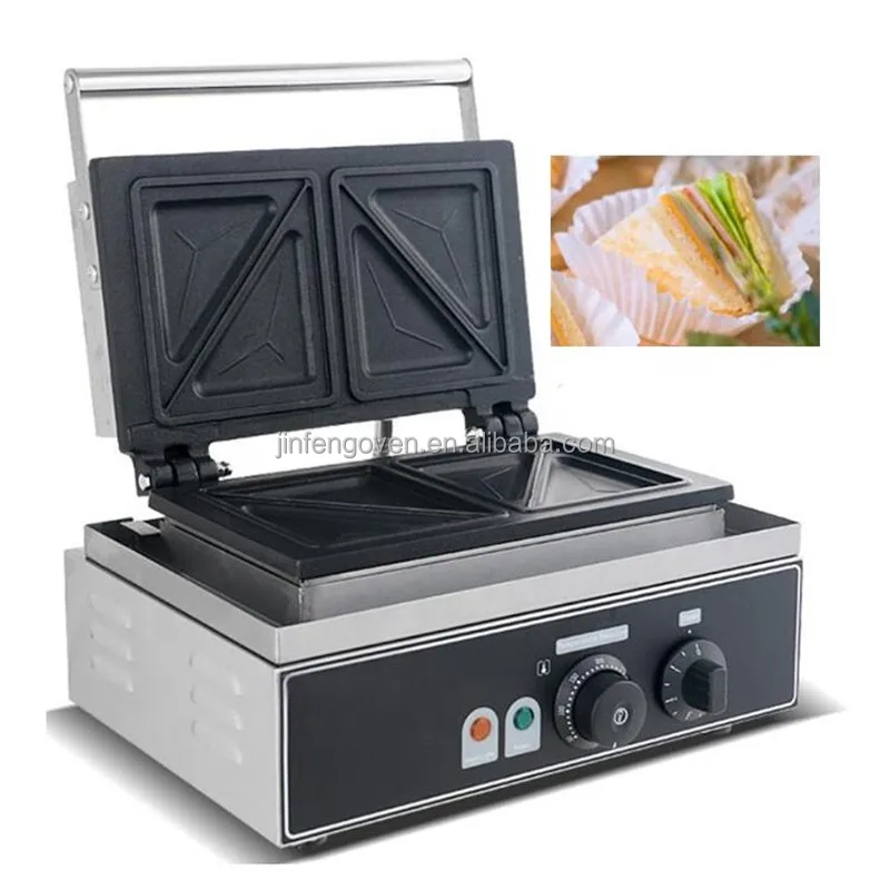 Commercial Burger Baking Machine Bread Hamburger Press Hamburger waffle Machine