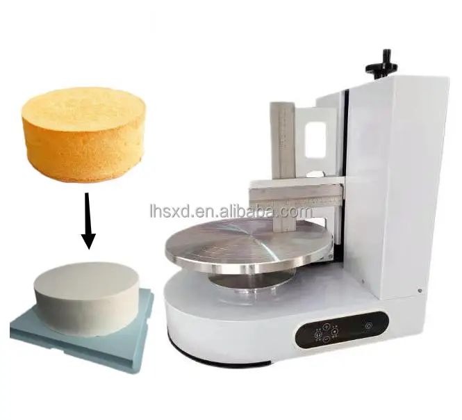 Baking Machinery Birthday Cake Plastering Machine Cake Spreading Machine Cream Coating and Baking Equipment